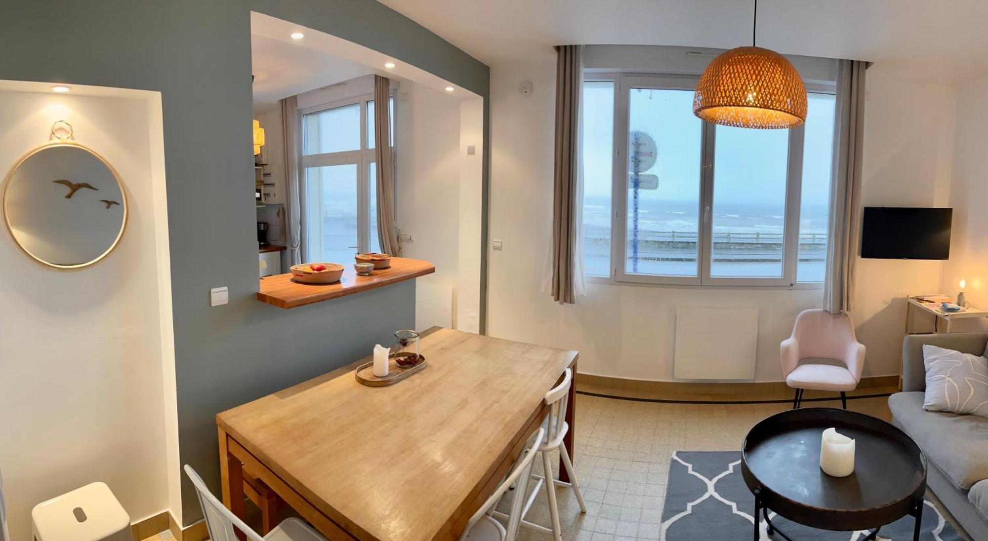La Maison - Ambleteuse - Vue Sur Mer Et Jardin Buitenkant foto